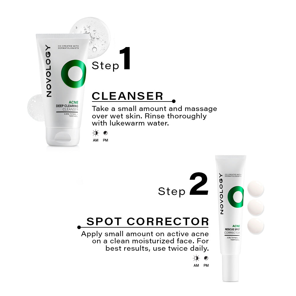 Acne Spot Correction Regime